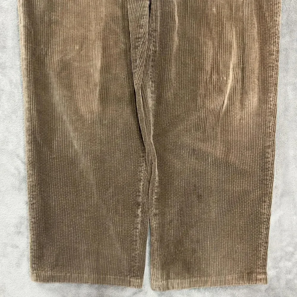 Vintage Abercrombie Fitch Pants‎ Mens 36x30 Baggy Corduroy Brown Skater Y2K Wide